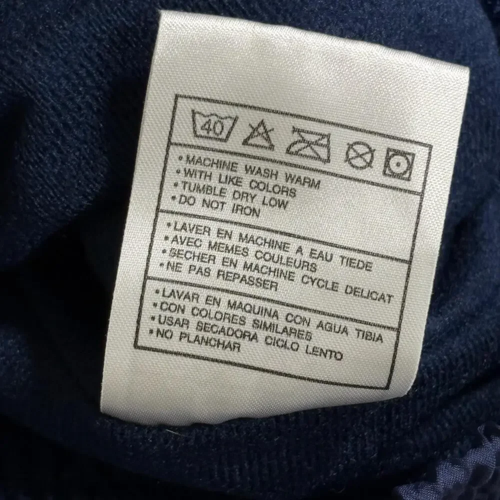Vintage Nike Jacket Boys XL 18-20 Blue Colorblock Hooded Windbreaker Nylon